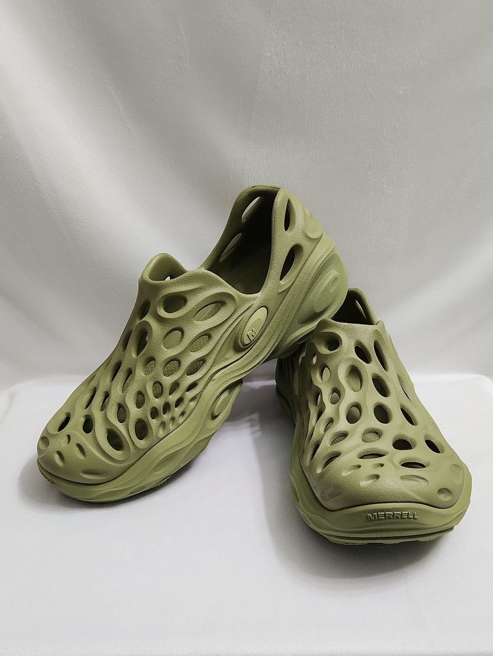 Merrell Hydro Next Gen Moc Olive Green Slip-On Shoes (Unisex M6, W8)